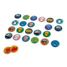 სათამაშო აბაზანისთვის Janod Bath memory 24 cards, 4 image