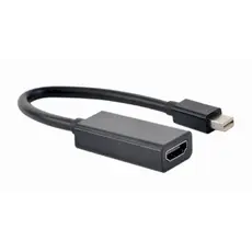 ადაპტერი Gembird A-mDPM-HDMIF4K-01 4K Mini DisplayPort to HDMI Adapter Cable Black
