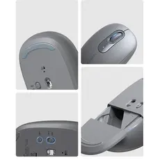 მაუსი UGREEN MU105 (90669), Wireless, USB, Mouse, Moonlight Gray, 5 image
