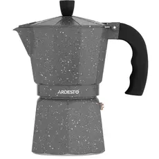 ყავის მადუღარა Ardesto Coffee Maker Gemini Molise, 6 cups, grey, aluminum