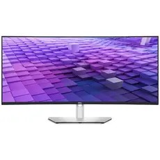 მონიტორი Dell 210-BHXB UltraSharp 38, 37.5", Curved Monitor, QHD, IPS, HDMI, USB-C, DP, RJ-45, Silver, 2 image