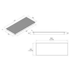 გაზქურის ზედაპირი AIRFORCE INTEGRA 90 B2 OCTA, 5 image