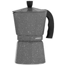 ყავის მადუღარა Ardesto Coffee Maker Gemini Molise, 6 cups, grey, aluminum, 3 image