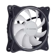 ქულერი 2E GAMING  Case fan (F120OI-ARGB), 120mm, 3+3pin 5V Aura, white blades, black frame,outer-inner LED, 3 image