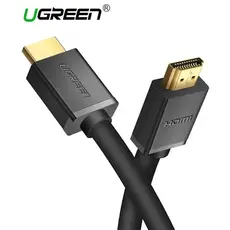 HDMI კაბელი UGREEN HD104 (10111) HDMI Cable 2.0 Computer TV Engineering Decoration Line Hd 3D Visual Effect 15m (Black), 2 image