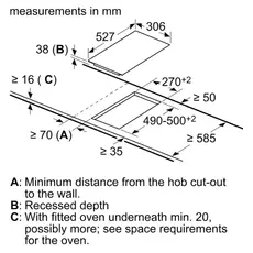 გაზქურის ზედაპირი BOSCH PKF375FP2E, 5 image