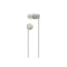 ყურსასმენი Sony WI-C100 Wireless In-Ear Earphones WIC100C.E - Beige, 3 image
