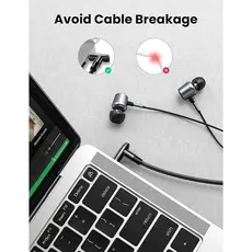 აუდიო ადაპტერი UGREEN AV188 (10683), 3.5mm Male to Female, Extension Cable, 5m, Black, 4 image