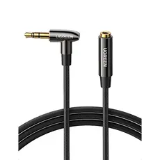 აუდიო ადაპტერი UGREEN AV188 (10683), 3.5mm Male to Female, Extension Cable, 5m, Black, 2 image