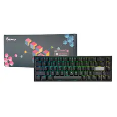 კლავიატურა Ducky Keyboard  One 2 SF, Cherry Black, RGB LED, RU, Black-White, 7 image