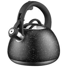 ჩაიდანი Ardesto Kettle Gemini, 2.5l, stainless steel, black, 3 image