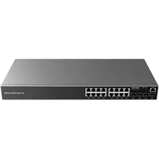 სვიჩი Grandstream GWN7802P, 16-Port Gigabit, PoE + Switch, Gray, 2 image