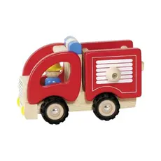 ხის სახანძრო მანქანა goki Machine wooden Fire (red) 55927G, 4 image