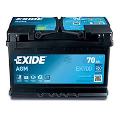 აკუმულატორი Exide AGM EK700 70 ა*ს R+
