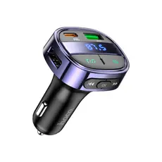 მანქანის დამტენი Hoco E70 PD30W+QC3.0 car BT FM transmitter Magic Night, 2 image