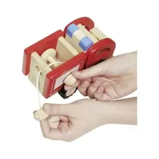 ხის სახანძრო მანქანა goki Machine wooden Fire (red) 55927G, 3 image