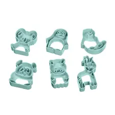 გამოსაცხობი ფორმა ARDESTO Animals Biscuit Moulds 6 pcs, tiffany blue, 3 image