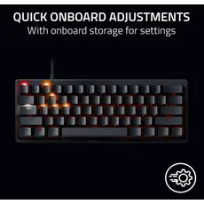 კლავიატურა Razer Keyboard Huntsman V3 Pro Mini RGB 61key Analog Optical Switches USB-A EN, black, 3 image