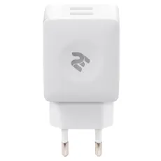 ადაპტერი 2Е Wall Charge Wall for 2 USB - DC5.0V/4.2 A, white