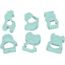 გამოსაცხობი ფორმა ARDESTO Animals Biscuit Moulds 6 pcs, tiffany blue, 2 image