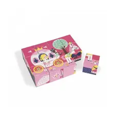 ასაწყობი კუბიკები Janod Cubes Tales of 12 el. J02983, 4 image