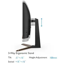 მონიტორი BenQ EW2880U 28" 4K UHD IPS 5ms HDMI DP USB-C Built-in Speaker - 9H.LKSLB.QBE, 6 image