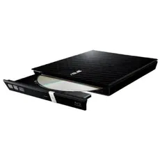 დისკის წამკითხველი ASUS SDRW-08D2S-U LITE DVD-R/RW USB2.0 EXT Ret Slim Black, 2 image