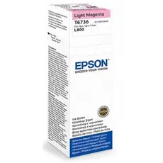 კარტრიჯი Epson L800 Light Magenta ink bottle 70ml (10 x 15 - 1800 Photo Pages) C13T67364A, 2 image