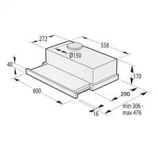 გამწოვი GORENJE TH62E3X, 3 image