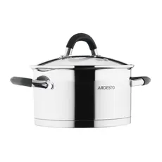 ქვაბების ნაკრები Ardesto Cookware set Gemini Monza with drain, 6pcs, stainless steel, 6 image