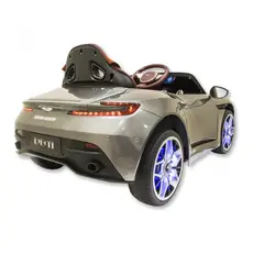 ბავშვის ელექტრო მანქანა ASTON MARTIN DB11 კაუჩუკის საბურავებით და ტყავის სკამით, 3 image