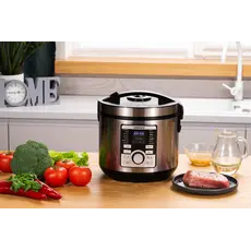 მულტისახარში Ardesto multicooker, 860W, bowl-5l, electronic control, recipes book, iron/plastic, silver, 3 image