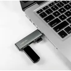 USB ჰაბი Logilink UA0395 USB 3.2 Gen2 3-port Hub with Aluminum Casing, 3 image