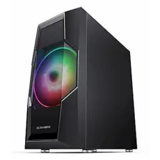 ქეისი 2E GAMING Computer case  TURBO (G2057B) , MidT, 2xUSB2.0,1xUSB3.0, 1x200+3x120ARGB,TG (side panel),without PSU,black, 3 image