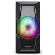 ქეისი 2E GAMING Computer case  TURBO (G2057B) , MidT, 2xUSB2.0,1xUSB3.0, 1x200+3x120ARGB,TG (side panel),without PSU,black, 4 image