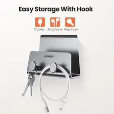 მობილურის დამჭერი UGREEN LP193 (70584), Wall Mount, Phone Holder, Grey, 3 image