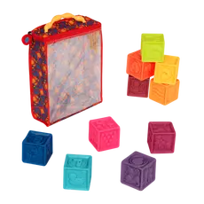 ასაწყობი კუბები Btoys ONE TWO SQUEEZE, SOFT BLOCKS, 4 image