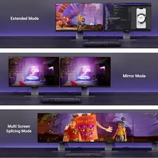 ვიდეო კაბელი UGREEN DP118 (15384), 16K DisplayPort To DisplayPort, 2m, Grey/Black, 3 image