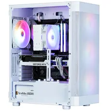 ქეისი Zalman PC case I4 TG without PSU, 2xUSB3.0, 1xUSB2.0, 4x140mm RGB, VGA 320mm, LCS ready, TG Side Panel, ATX, white, 4 image