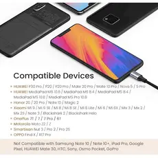 აუდიო ადაპტერი UGREEN AV144 (30732), Type C Male To 2x3.5 mm Female, Audio Cable, 25cm, Space Gray, 5 image