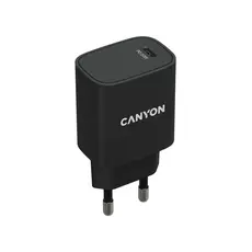 ადაპტერი Canyon 20W wall charger CNE-CHA20B02 USB-C Black, 2 image