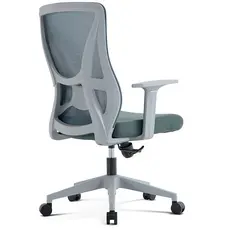 საოფისე სავარძელი ALLX MS-2215M-2, Office Chair, Gray, 4 image