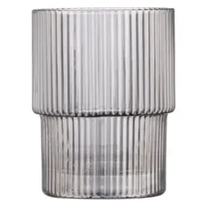 წვენის ჭიქების ნაკრები Ardesto low glasses set, Graphite 200 ml, 2 pcs, glass, 3 image