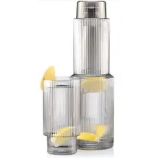 ჭიქების ნაკრები Ardesto Long glasses set, Graphite 380 ml, 2 pcs, glass, 4 image