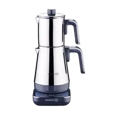 ჩაის დასაყენებელი Korkmaz A850-03 Moderna Electrical Tea pot Set Grey/Chrome