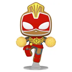 სათამაშო საკოლექციო ფიგურა Funko POP! Bobble Marvel Holiday Gingerbread Captain Marvel 50661, 3 image