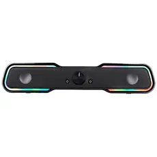 დინამიკი 2E Multimedia speaker  PCS101 RGB, 2.0, USB, Black, 2 image