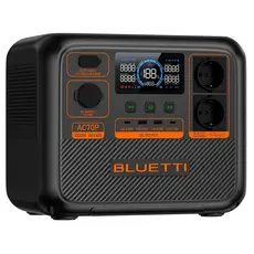 ელექტრო სადგური Bluetti AC70P, 864Wh, USB-C, USB-A, Power Station, Black, 3 image