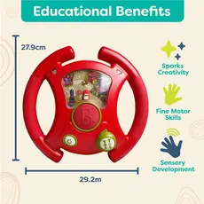 მუსიკალური სათამაშო საჭე Btoys YOU TURNS, DRIVING WHEEL, 3 image
