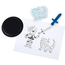 სათამაშო Janod SET OF 30 STAMPINOO WARRIORS STAMPS, 2 image